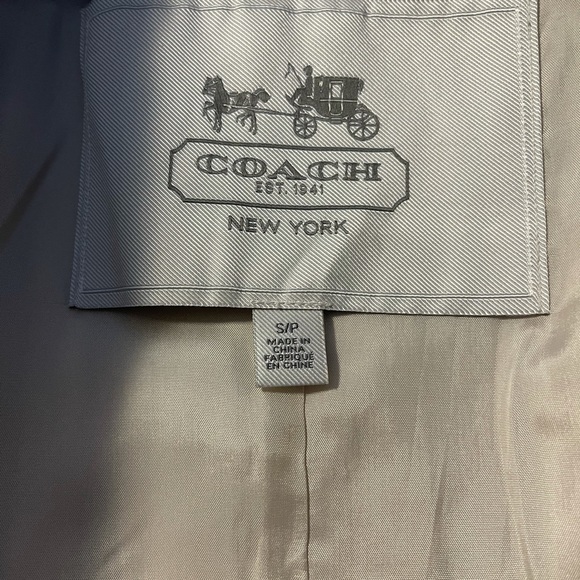 Brand New Coach Long Trench Coat - Picture 3 of 4